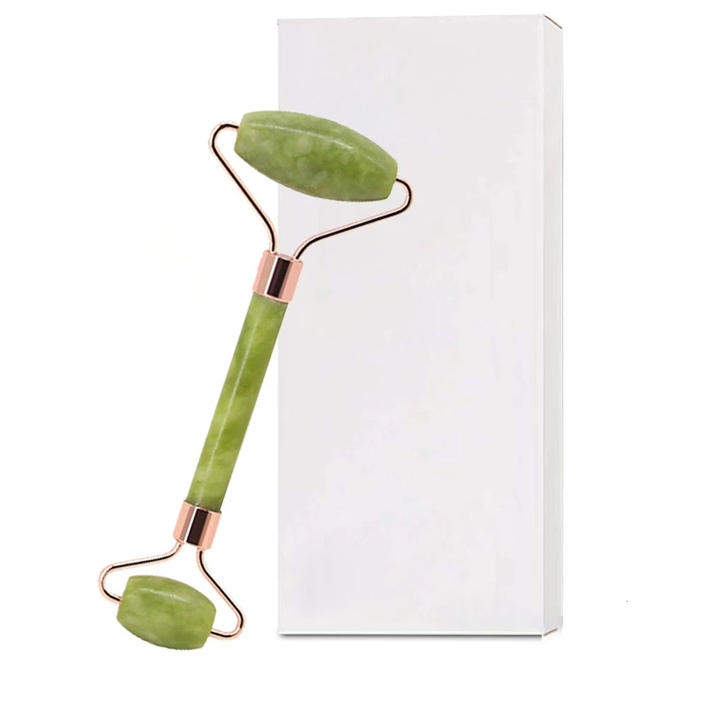 Jade Roller & Gua Sha Facial Massage Set