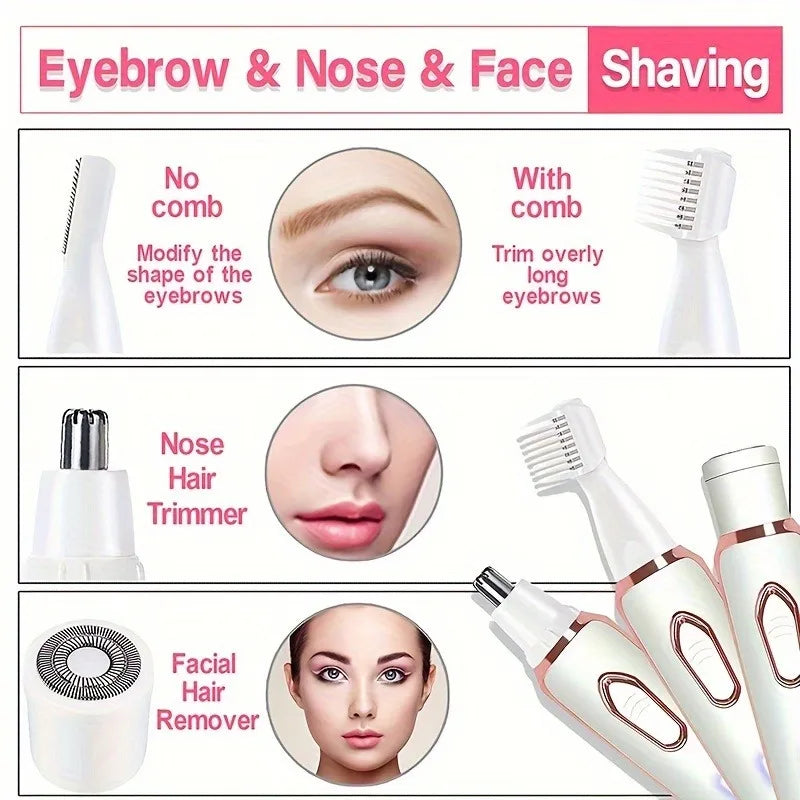 SilkTouch 4-in-1 Electric Lady Shaver