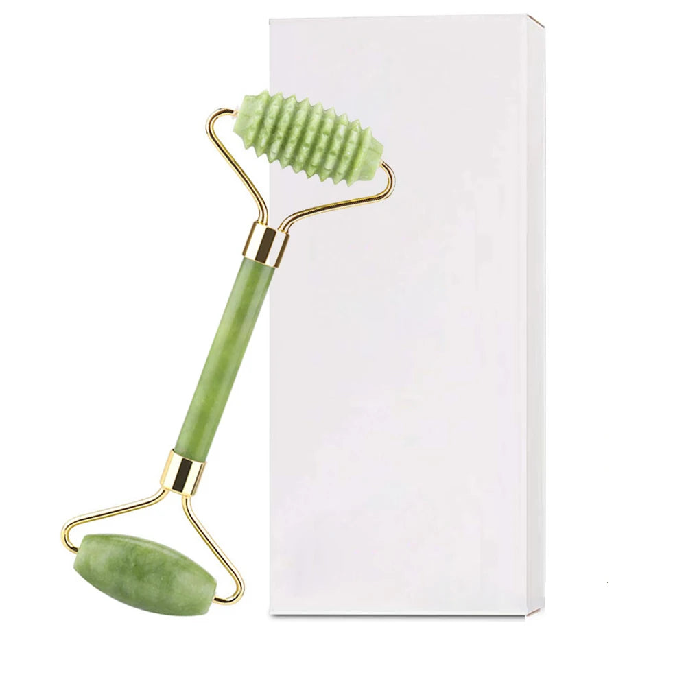 Jade Roller & Gua Sha Facial Massage Set