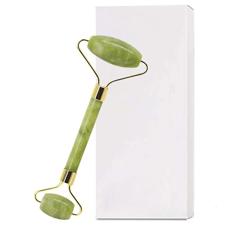 Jade Roller & Gua Sha Facial Massage Set
