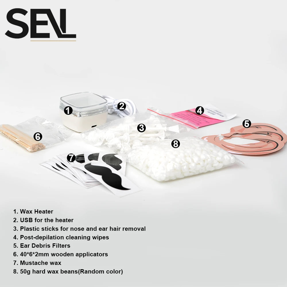 USB Mini Wax Heater for Facial Hair Removal