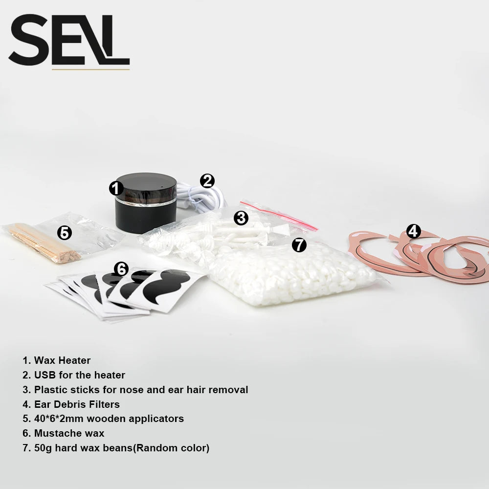 USB Mini Wax Heater for Facial Hair Removal