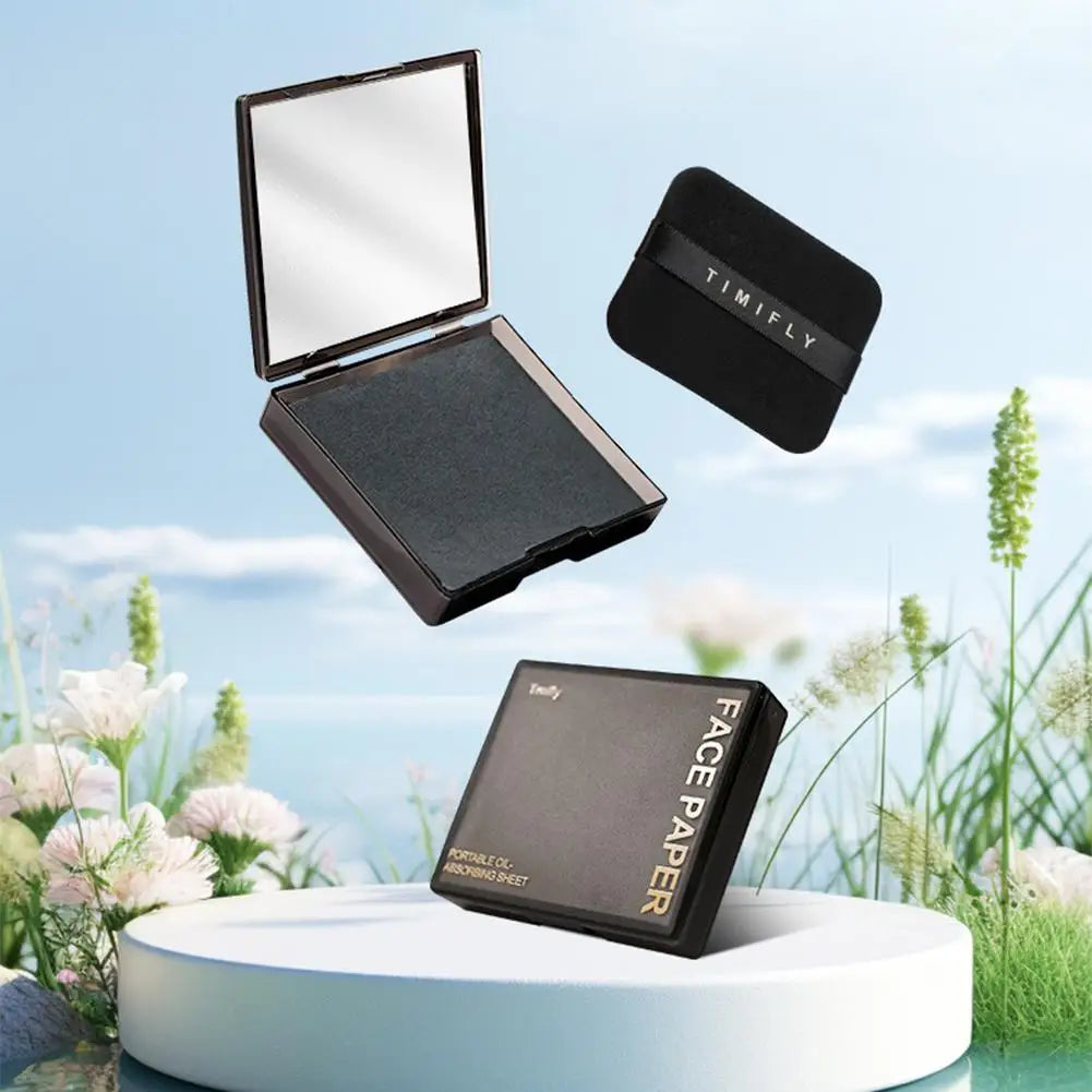 Oil Blotting Papers with Mirror (100 pcs)