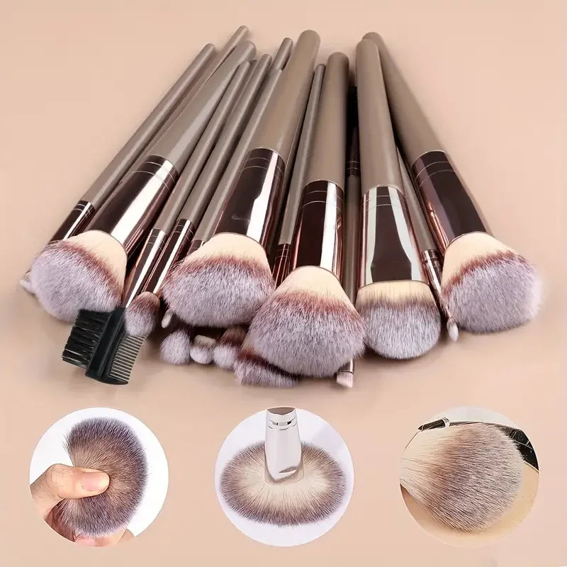 Professional Makeup Brush Set – Soft Synthetic Brushes