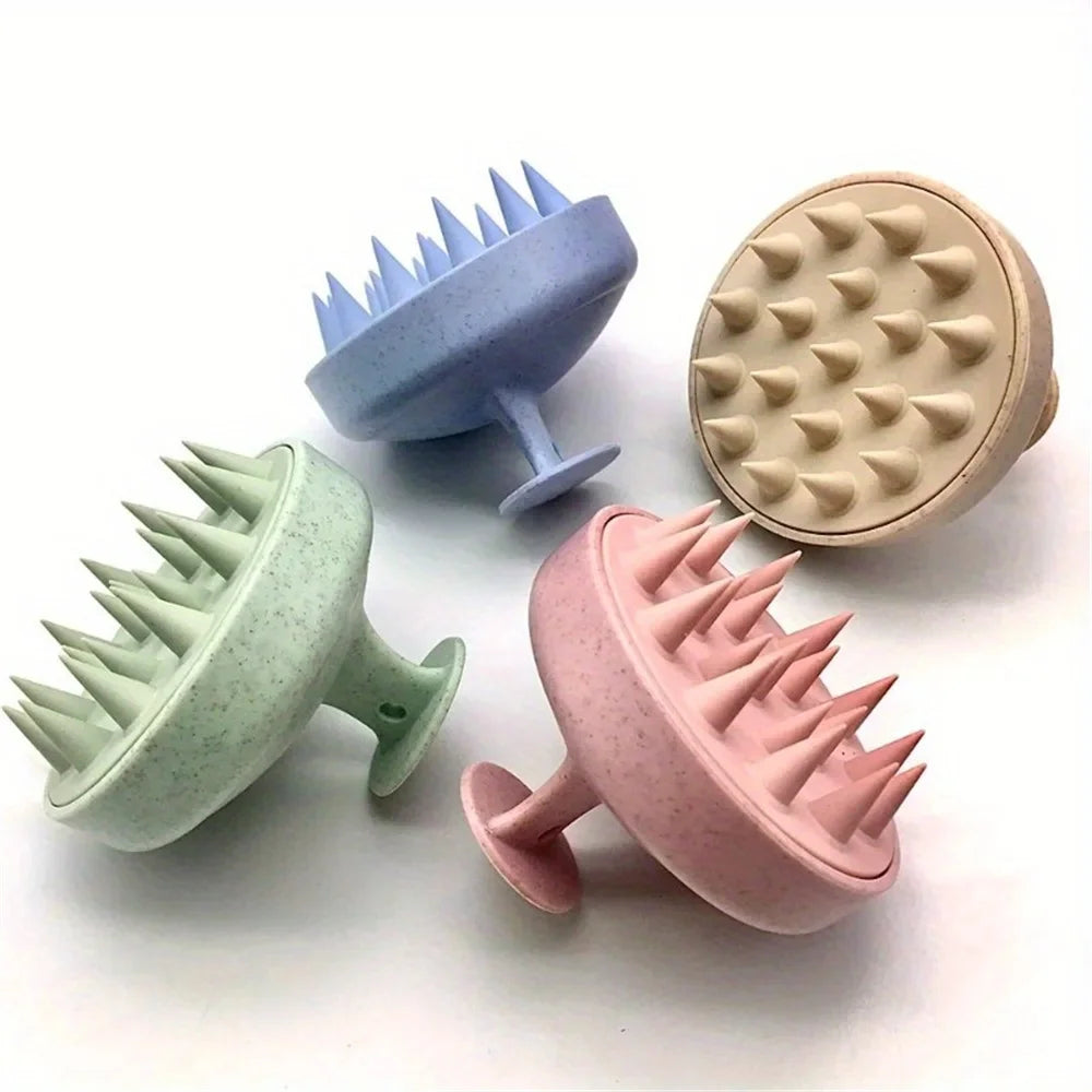 Silicone Scalp Massager Shampoo Brush