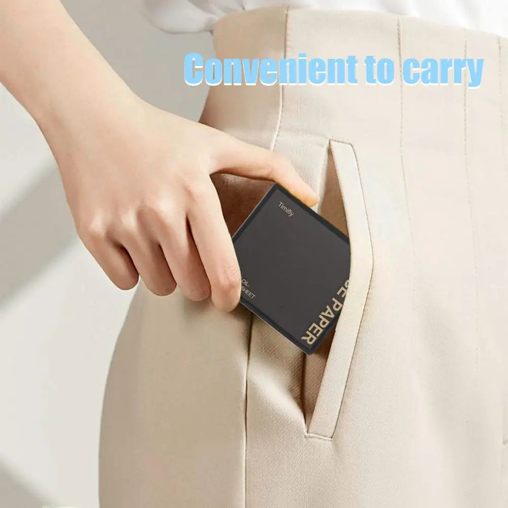 Oil Blotting Papers with Mirror (100 pcs)