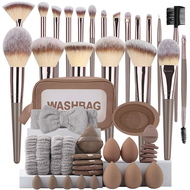 Professional Makeup Brush Set – Soft Synthetic Brushes