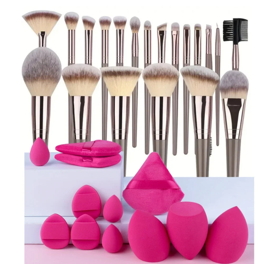 Professional Makeup Brush Set – Soft Synthetic Brushes
