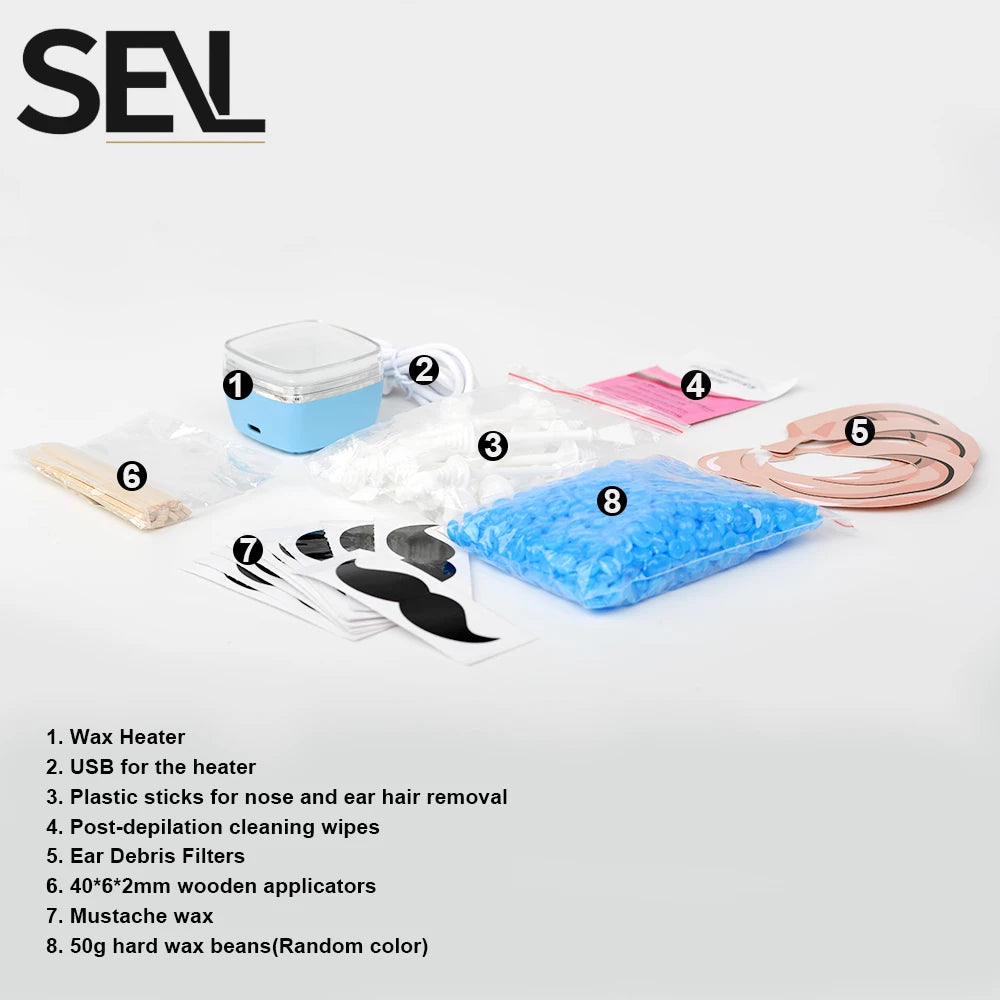 USB Mini Wax Heater for Facial Hair Removal