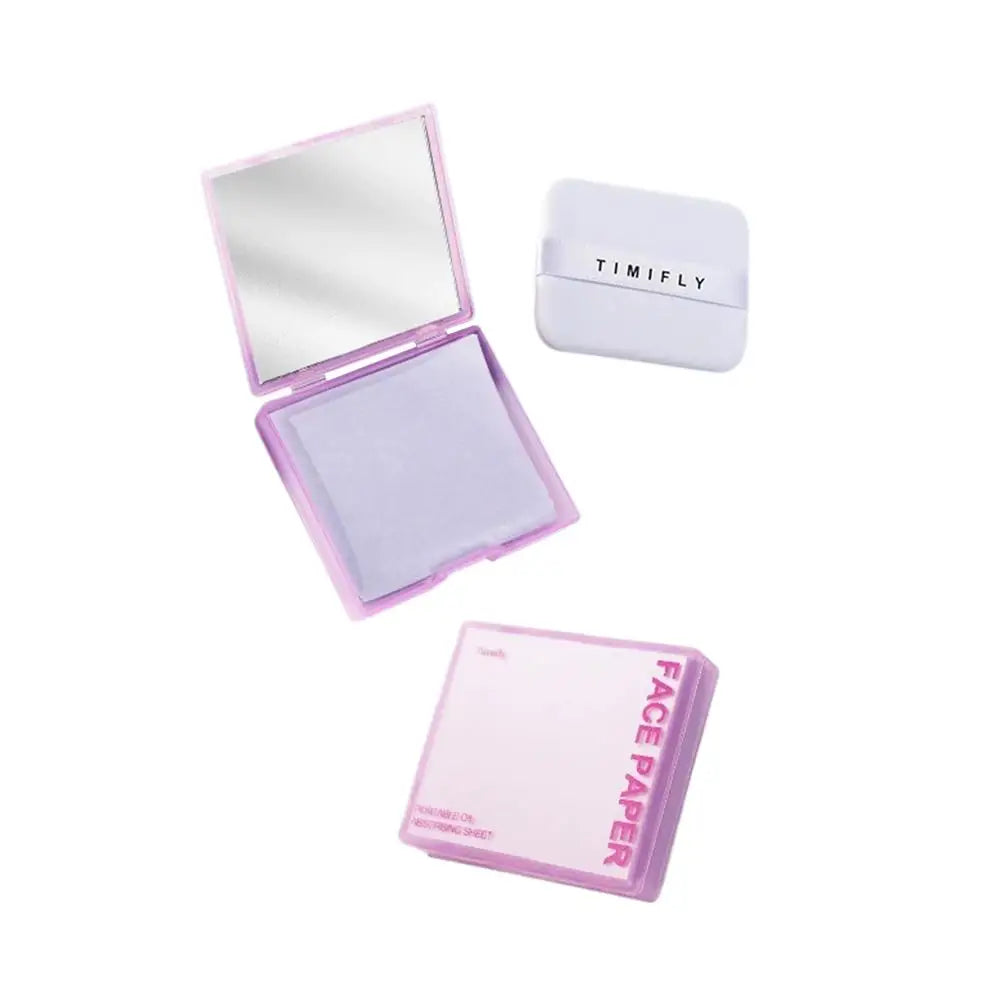 Oil Blotting Papers with Mirror (100 pcs)